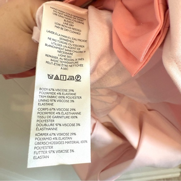 Anthropologie BHLDN Lia strapless pink dress M - Picture 7 of 7